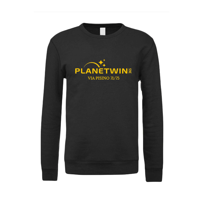 Felpa Girocollo Planetwin 365 Logo Centrale
