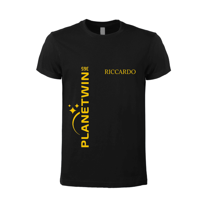 T-shirt Planetwin 365 Logo Verticale