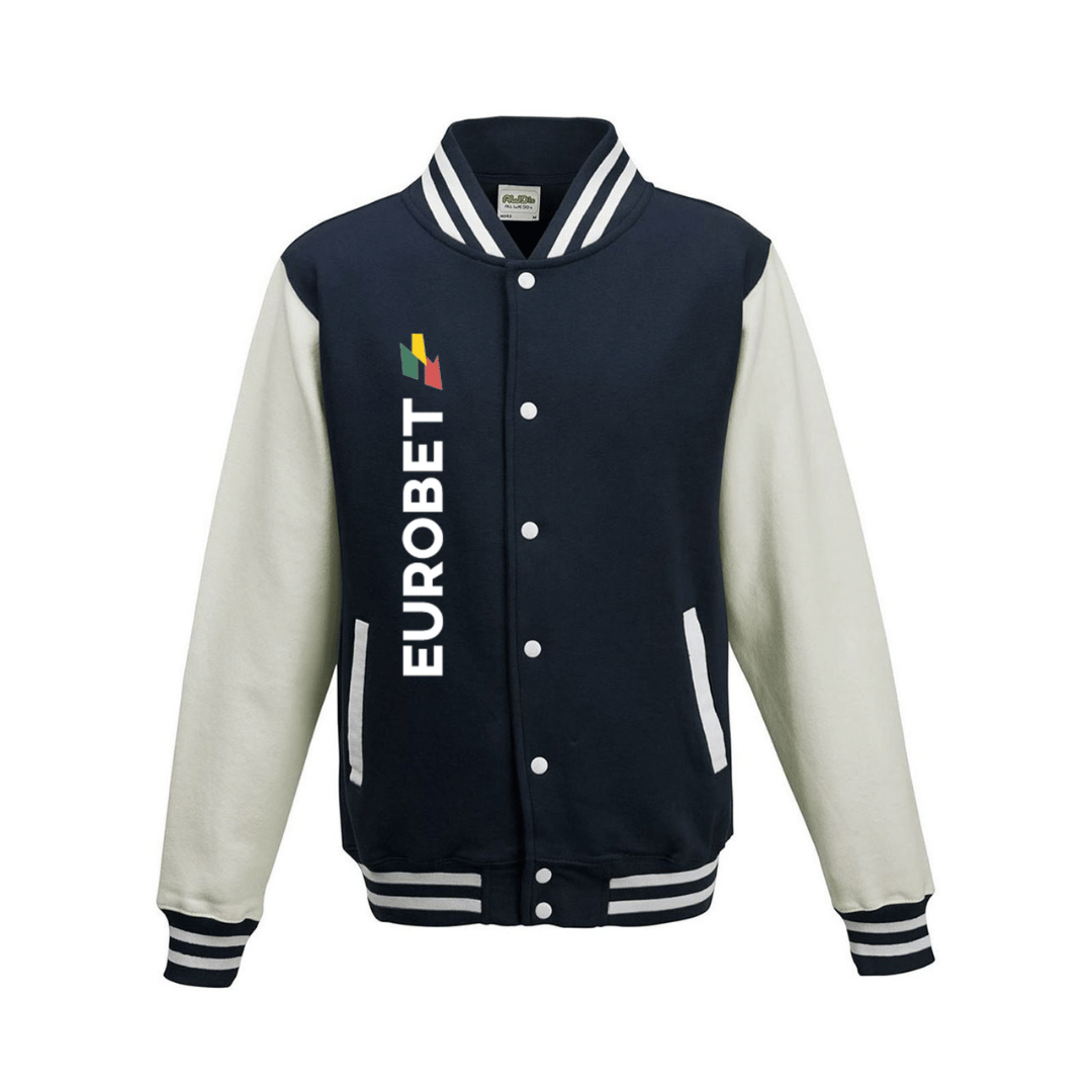 Felpa College Eurobet Logo Verticale blu navy