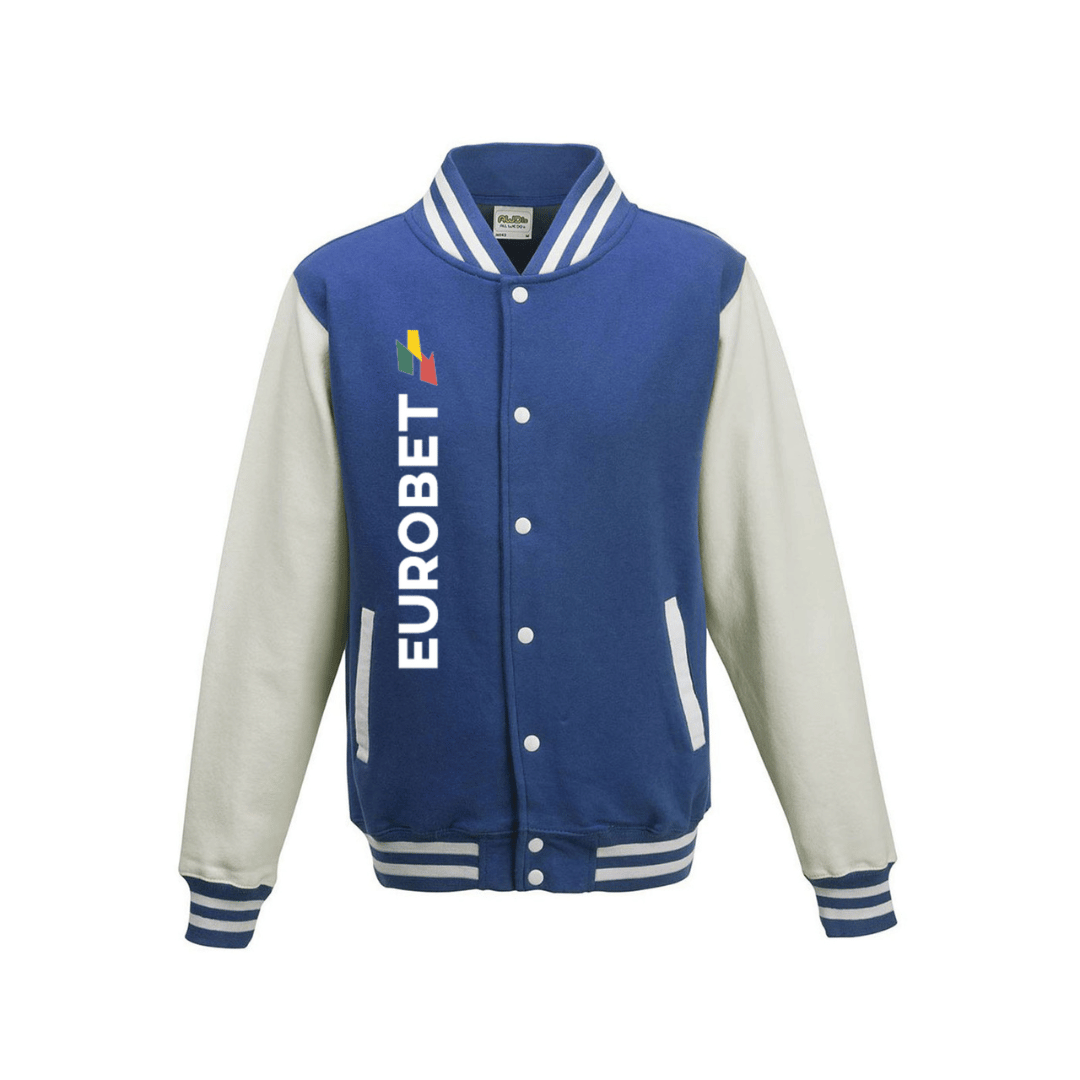 Felpa College Eurobet Logo Verticale blu royal