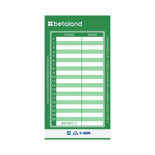 foglietti segna scommesse betaland