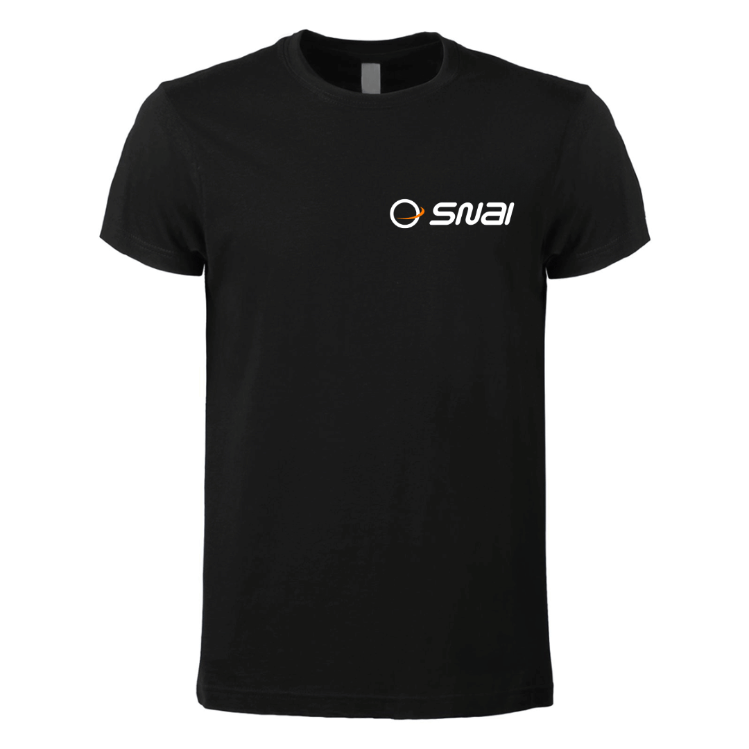 t-shirt maglietta snai nera personalizzabile logo lato cuore