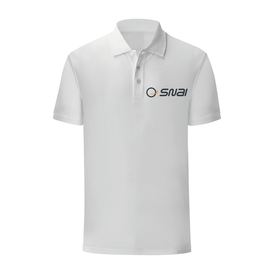 polo snai bianca personalizzabile logo lato cuore