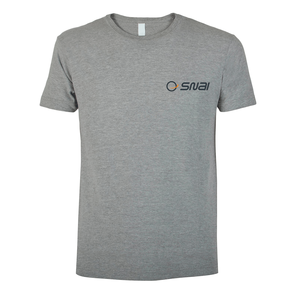 t-shirt maglietta snai grigia personalizzabile logo lato cuore