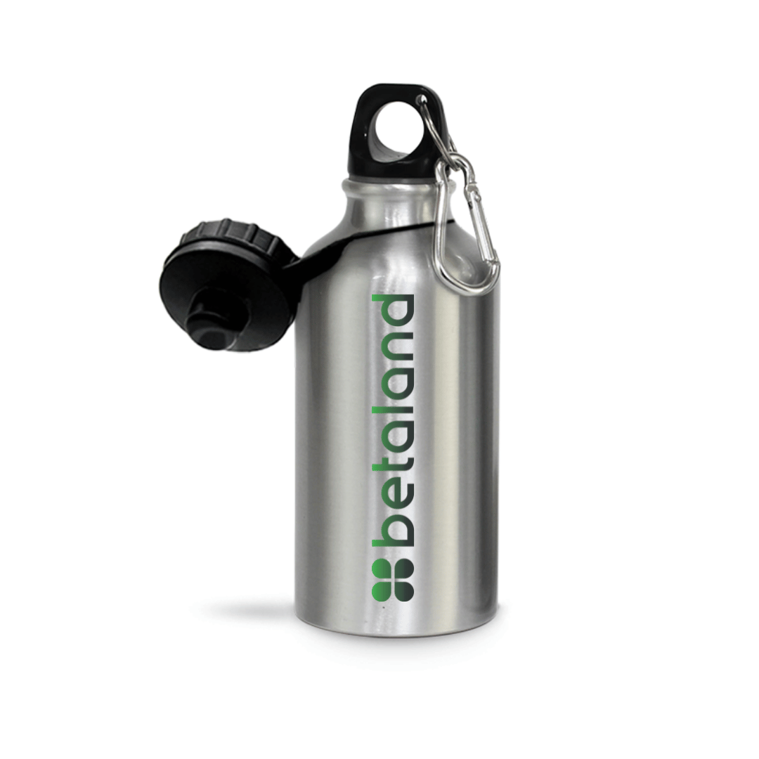 borraccia betaland alluminio argento