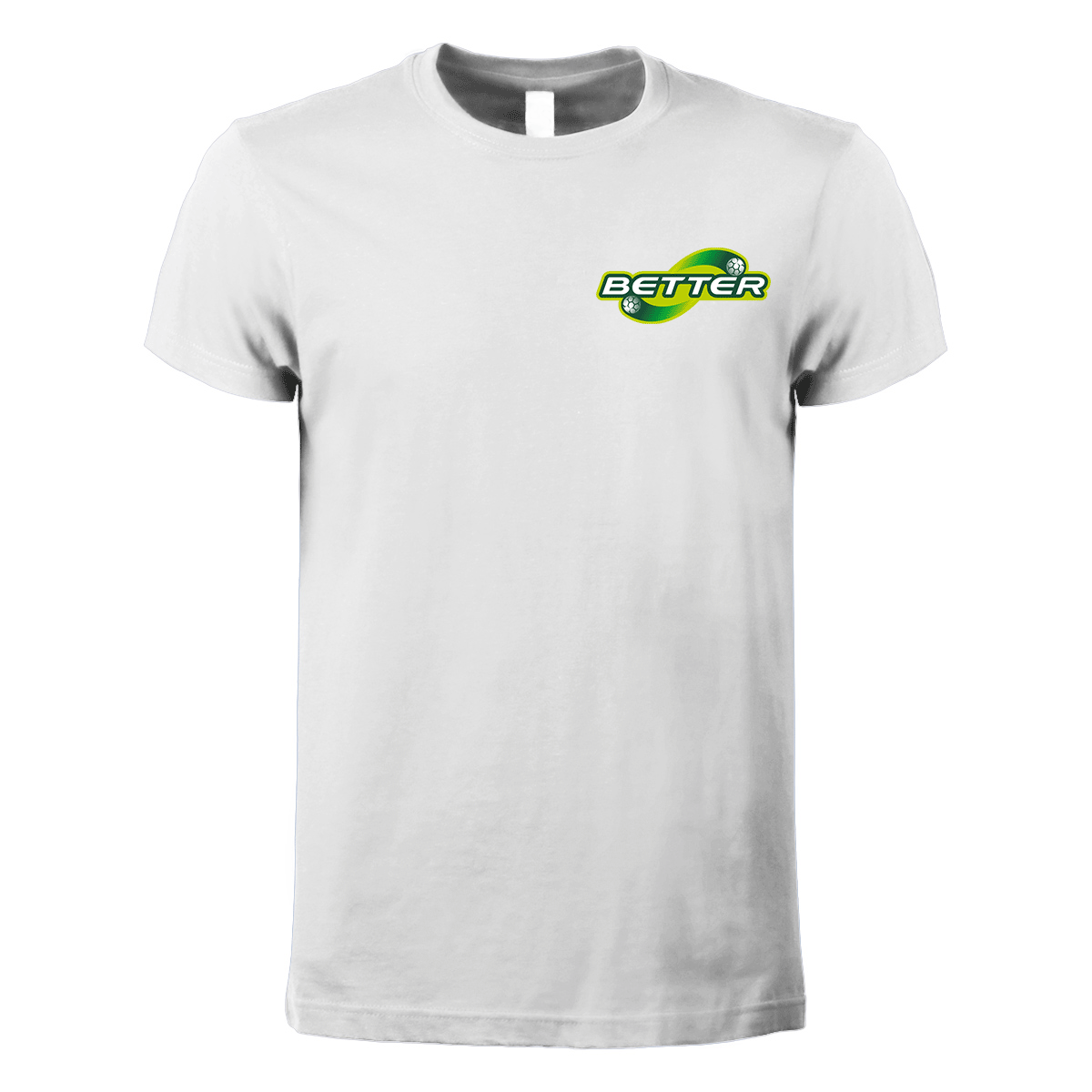 t-shirt maglietta better bianca personalizzabile logo lato cuore