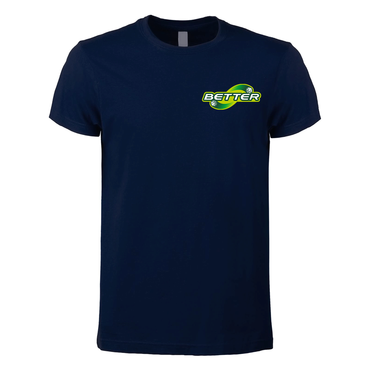 t-shirt maglietta better blu navy personalizzabile logo lato cuore