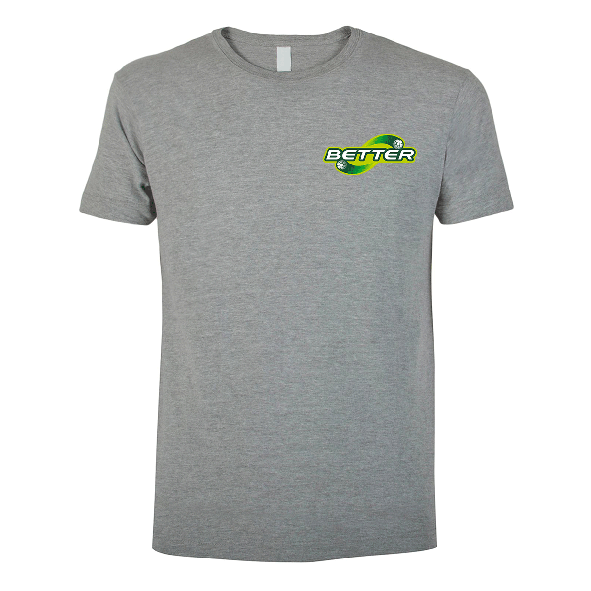 t-shirt maglietta better grigia personalizzabile logo lato cuore
