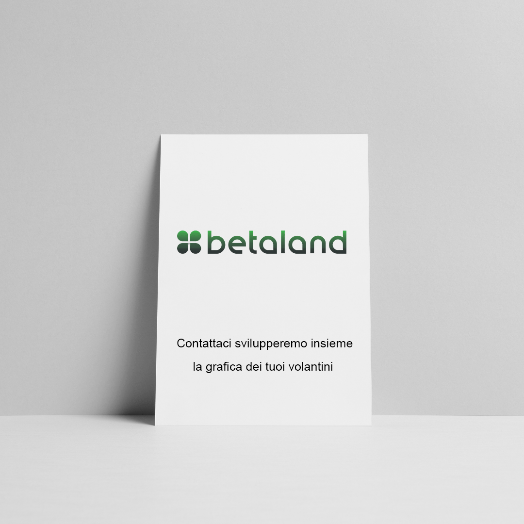 Volantini A5 Betaland personalizzabili