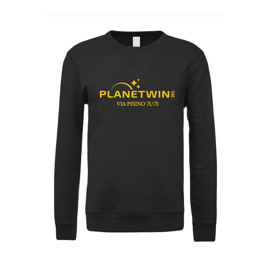 Felpa Girocollo Planetwin 365 Logo Centrale