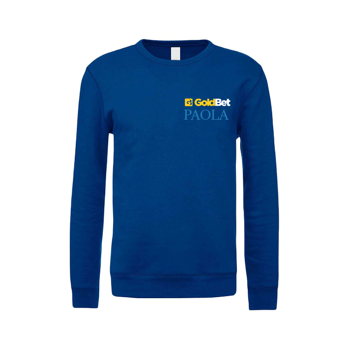 Felpa Girocollo Goldbet Logo Lato Cuore