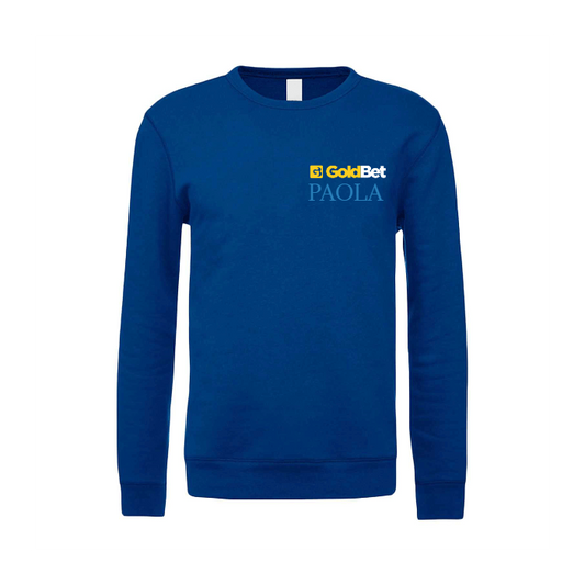 Felpa Girocollo Goldbet Logo Lato Cuore