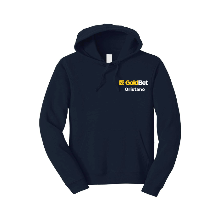 Felpa con Cappuccio Goldbet Logo Lato Cuore