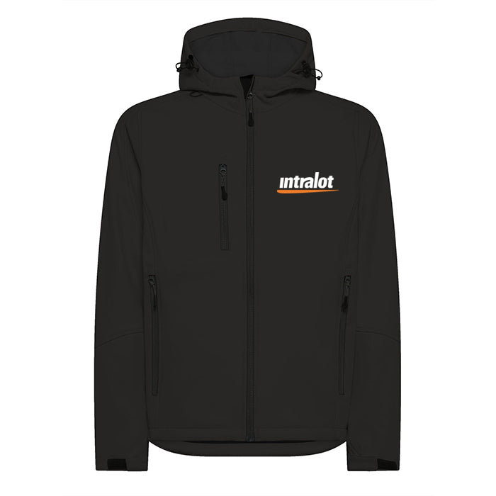 Giacca Softshell con Cappuccio Intralot