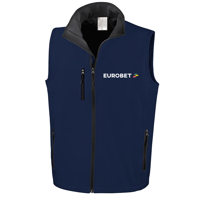Gilet Zip senza cappuccio in Softshell Eurobet