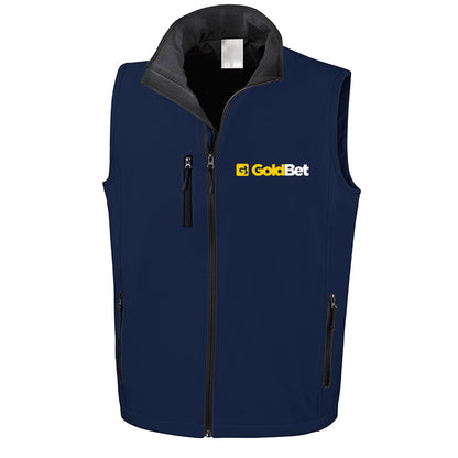 Gilet Zip senza cappuccio in Softshell Goldbet