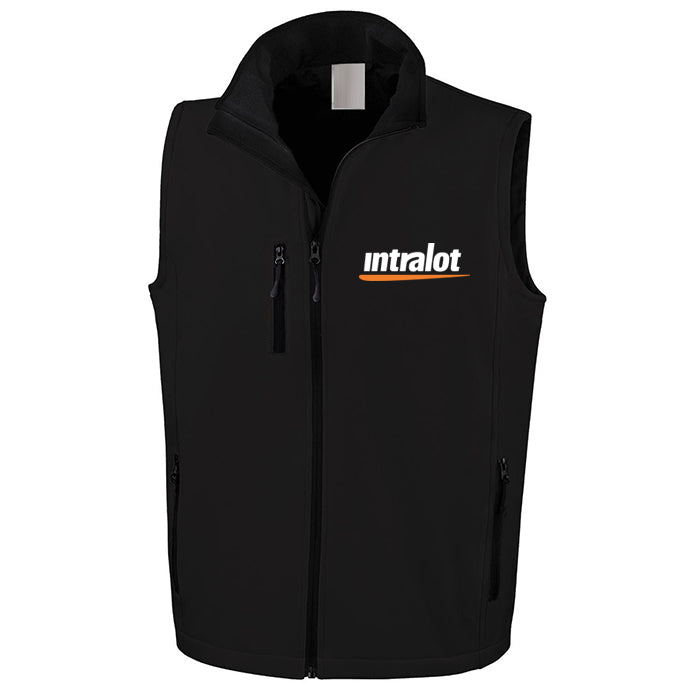 Gilet Zip senza cappuccio in Softshell Intralot