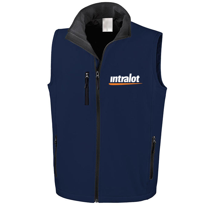 Gilet Zip senza cappuccio in Softshell Intralot