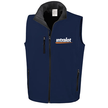 Gilet Zip senza cappuccio in Softshell Intralot