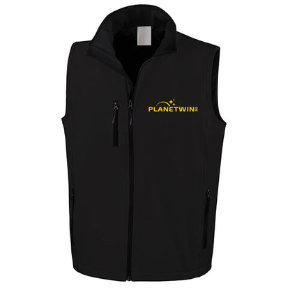 Gilet Zip senza cappuccio in Softshell Planetwin365