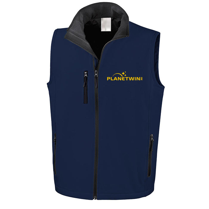 Gilet Zip senza cappuccio in Softshell Planetwin365