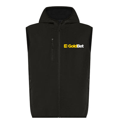 Gilet Zip e Cappuccio in Softshell Goldbet