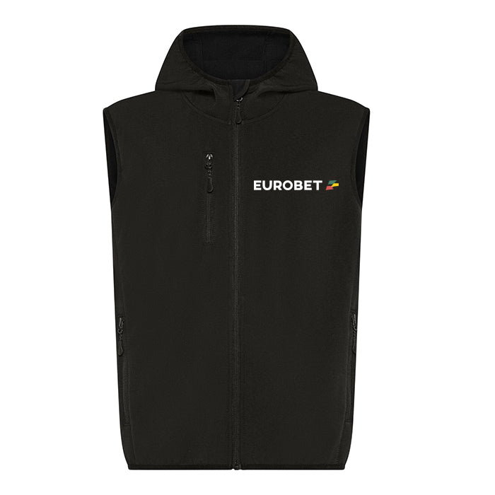 Gilet Zip e Cappuccio in Softshell Eurobet