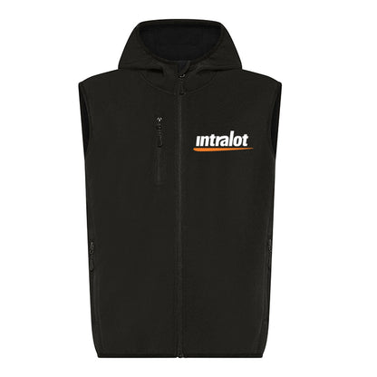 Gilet Zip e Cappuccio in Softshell Intralot
