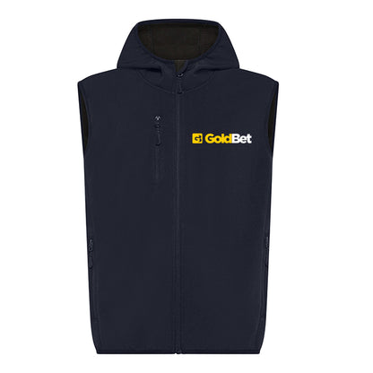 Gilet Zip e Cappuccio in Softshell Goldbet