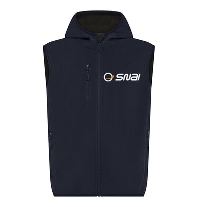 Gilet Zip e Cappuccio in Softshell Snai