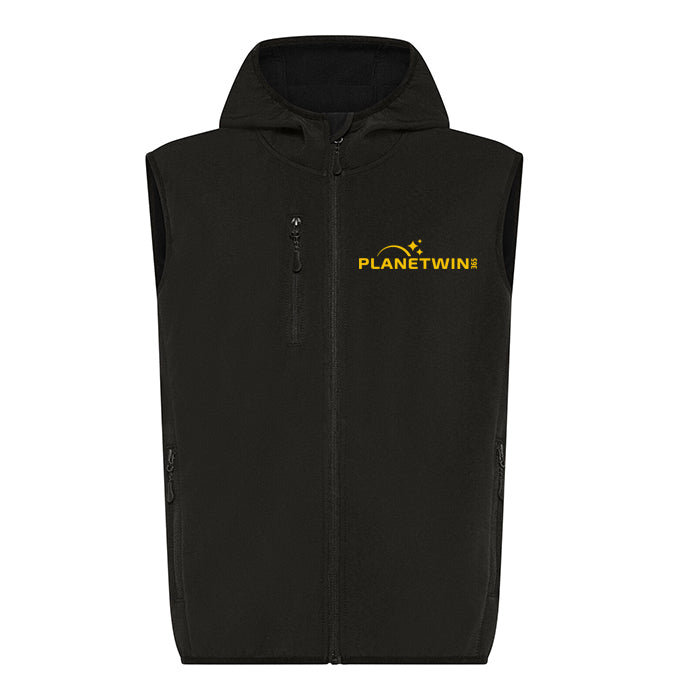 Gilet Zip e Cappuccio in Softshell Planetwin365