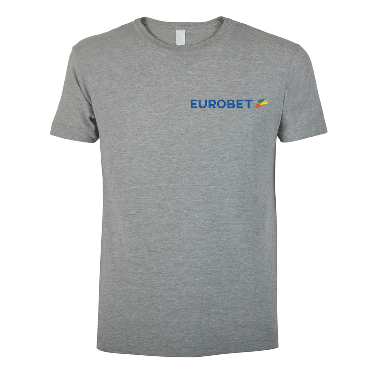 t-shirt maglietta eurobet grigia personalizzabile logo lato cuore