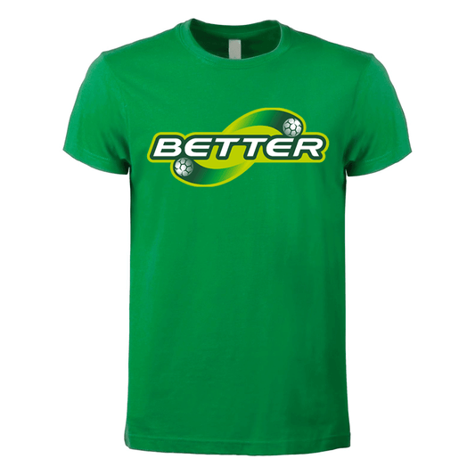 t-shirt maglietta better verde personalizzabile logo centrale