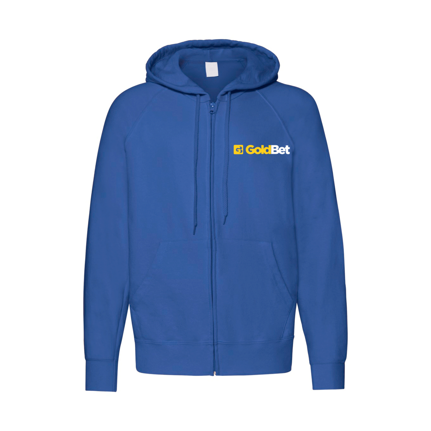 Felpa Zip con Cappuccio Goldbet Logo Lato Cuore