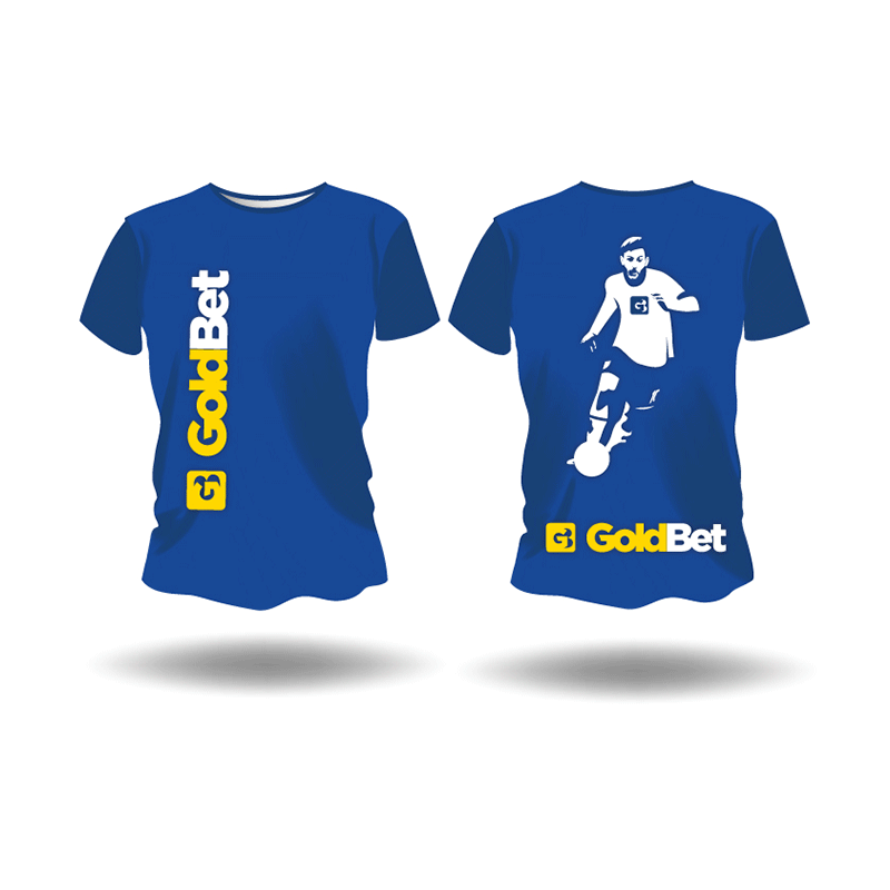 T-shirt Goldbet Grafica calcio