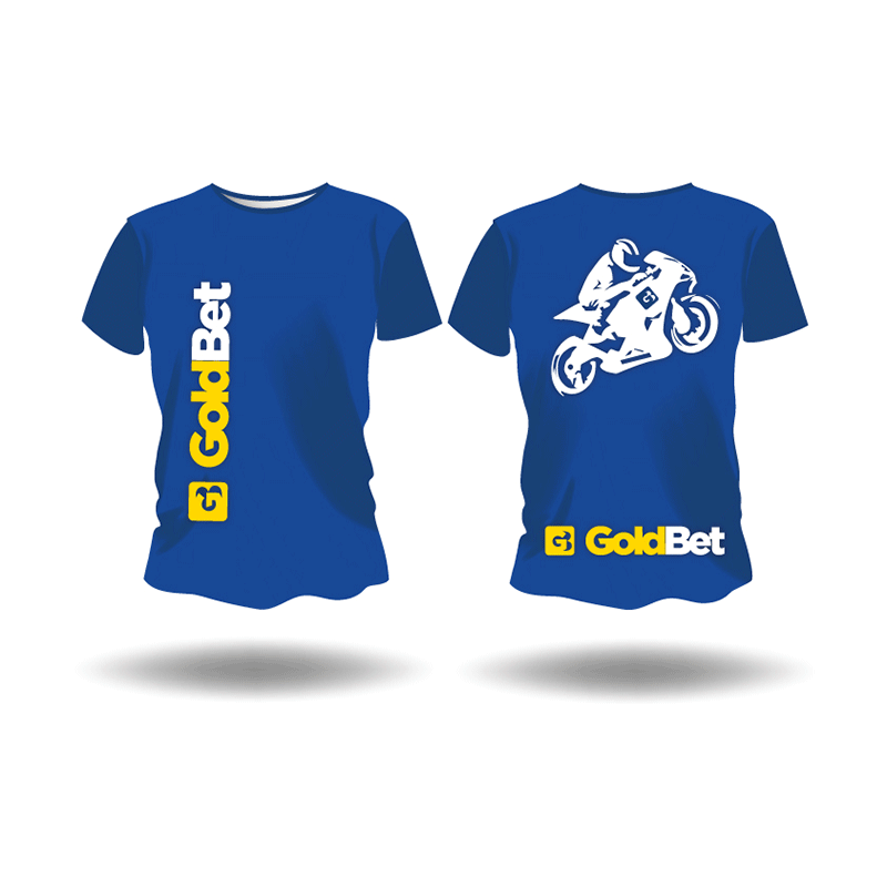 T-shirt Goldbet Grafica motociclismo