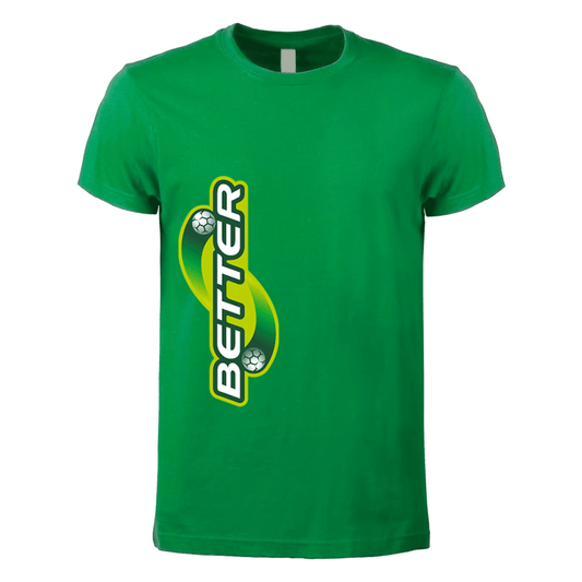 t-shirt maglietta better verde personalizzabile logo verticale